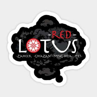 the order of the red lotus Sticker